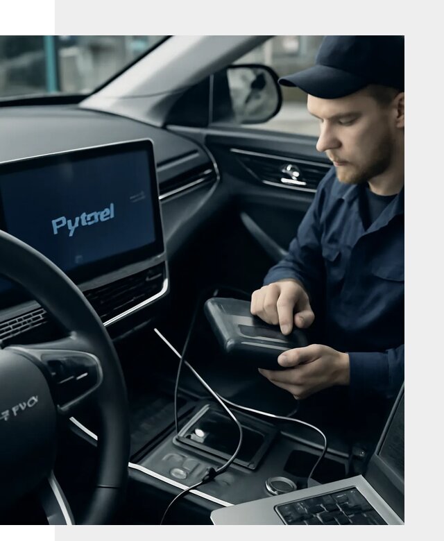 Русификация автомобилей Jetour с адаптацией меню в Екатеринбурге
