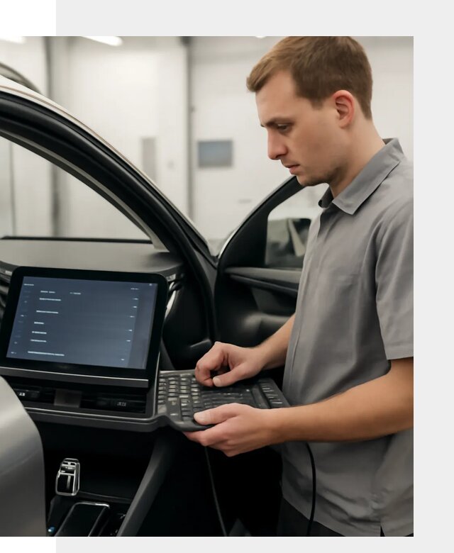 Русификация мультимедиа автомобилей Lynk Co в Екатеринбурге