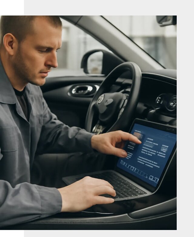 Русификация приборной панели автомобиля Lynk Co в Екатеринбурге