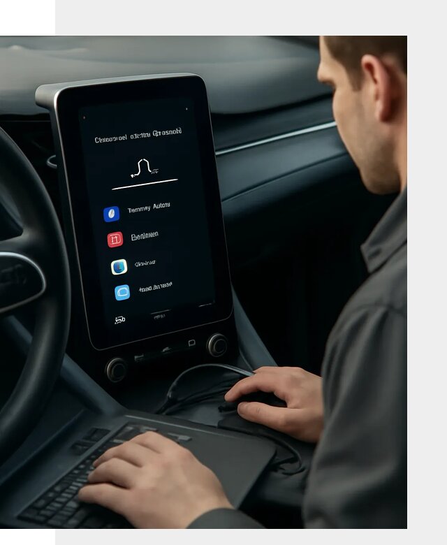 Установка приложений Lynk Co на автомобиль в Екатеринбурге